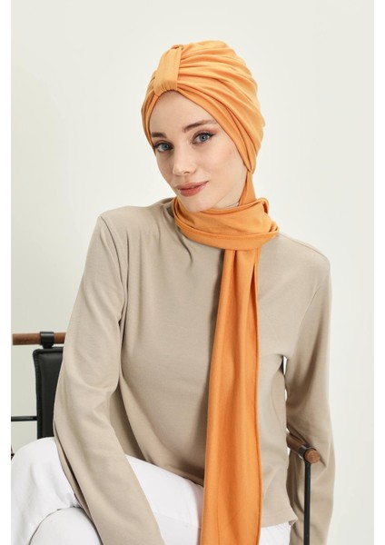 Kışlık Fularlı Bone TÜRBAN,B-80RB