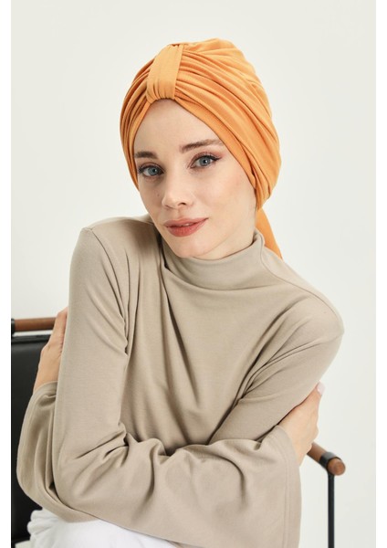Kışlık Fularlı Bone TÜRBAN,B-80RB