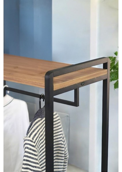 Dekoratif Metal 4 Raflı Ayakkabılık, Elbise ve Portmanto Askılığı Gardırop 1-1-369 modelleri