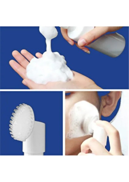 Masaj Peeling Etkili Yüz Temizleme Köpük Şişesi Silikon Fırçalı Püskürtme Başlıklı 150 ml fiyatları
