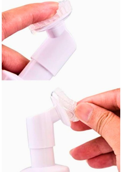 Masaj Peeling Etkili Yüz Temizleme Köpük Şişesi Silikon Fırçalı Püskürtme Başlıklı 150 ml modelleri