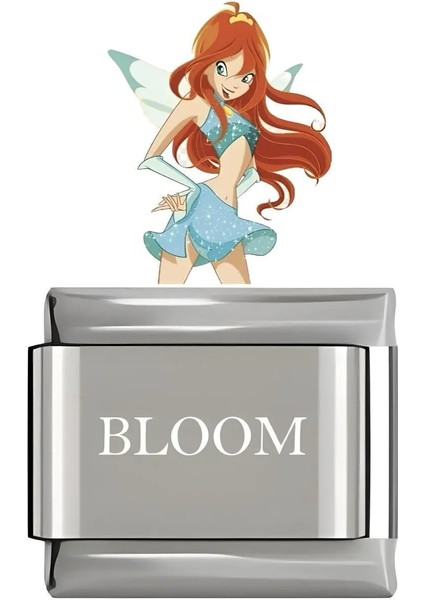 Italyan Bileklik Charm Bloom