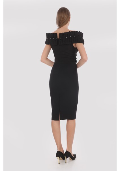 Pile Detaylı Taşlı Elbise fiyatları