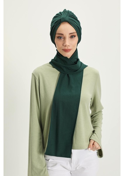 Kışlık Fularlı Bone TÜRBAN,B-80RB