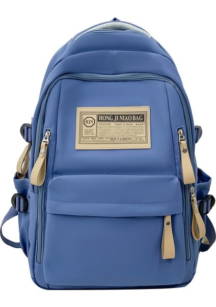 Retro Rahat Sırt Çantası Büyük Kapasiteli Okul Çantası (Yurt Dışından)