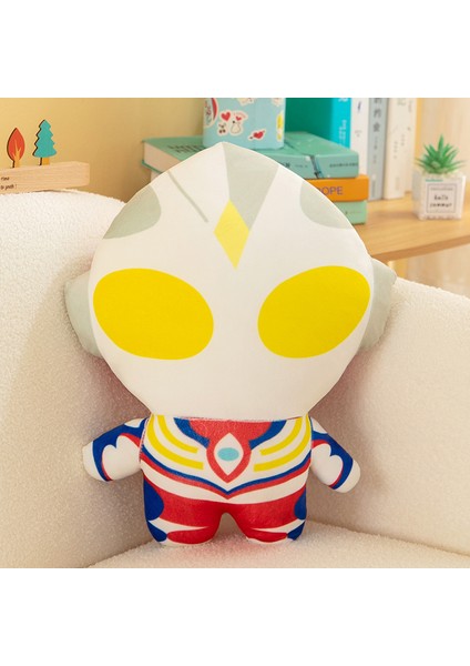 Karikatür S Versiyonu Ultraman Doll Ultraman Peluş Oyuncak Yastık Çocuk Doğum Günü Hediyesi (Yurt Dışından)