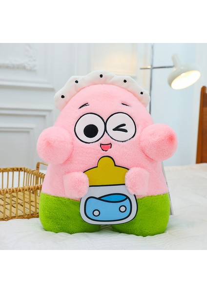 Spongebob Squarepants Big Star Squidward Boss Squidward ve Bay Yengeç Karikatür Peluş Oyuncak'ın Sevimli ve Sevimli Versiyonu 55CM (Yurt Dışından)
