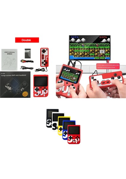 Sup Ateri Oyun Konsolu 2 Oyunculu Mini El Atarisi 400 Oyunlu Retro Ateri 2 Kişilik Ateri fiyatları