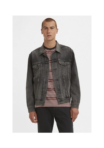 Levis Siyah Erkek Denim Ceket 72334-0601 The Trucker Jacket