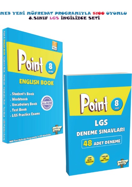 8.sınıf Lgs English Book & 48 Lgs Deneme Sınavı Müthiş Ikili Sargın Yayıncılık