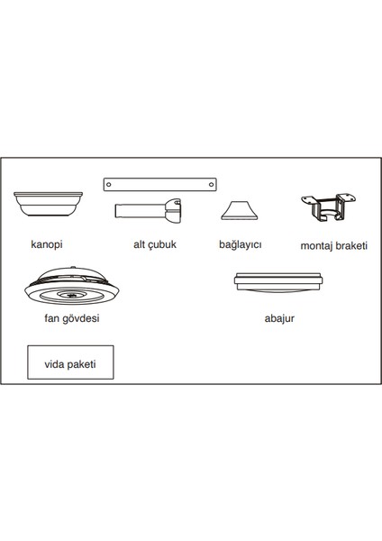 (20'') 52 cm 30 Watt 250 Dd 220/230 Volt Monofaze Aydınlatmalı Işıklı Bluetoothlu Uzaktan Kumandalı Tavan Vantilatörü