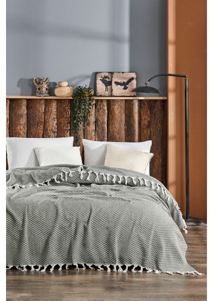 Pamuklu Sarı Çift Kişilik Pike 200 x 230 fiyatları