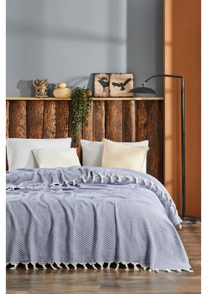 Pamuklu Sarı Çift Kişilik Pike 200 x 230 fiyatları