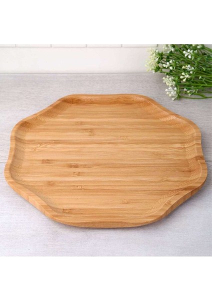 Bambu Lüx 20 Cm Papatya Servis Sunum Tabağı