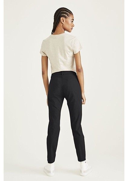 Weekend Chino Siyah Skinny Fit Pantolon