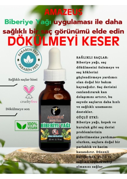 Biberiye Yağı (%100 Saf ve Doğal) Besleyici Etki 20 ml / 0.7 Fl Oz fiyatları