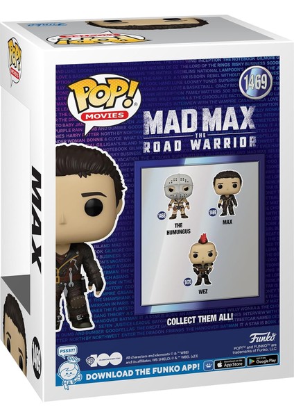 Pop! Movies: Mad Max Rockatansky: The Road Warrior - Max Rockatansky - Mad Max 2: The Road War modelleri