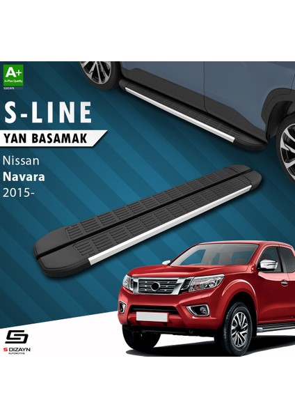 Nissan Navara 3 S-Line Aluminyum Yan Basamak 203 Cm 2015 Üzeri A+ Kalite