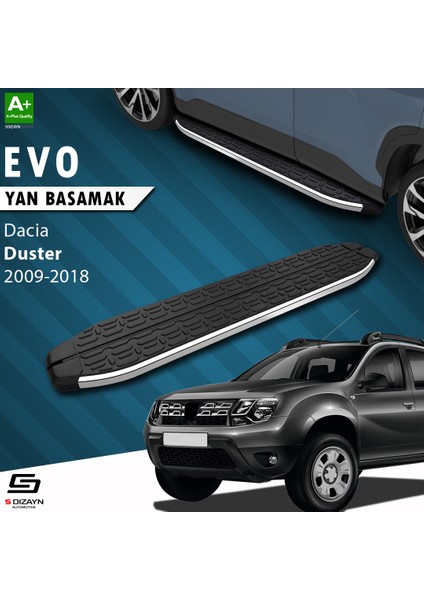 Dacia Duster Evo Krom Yan Basamak 173 Cm 2009-2018 A+ Kalite