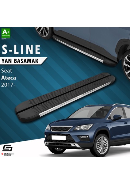 Seat Ateca S-Line Krom Yan Basamak 173 Cm 2017 Üzeri A+ Kalite