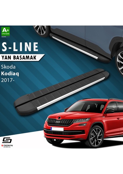 Skoda Kodiaq S-Line Aluminyum Yan Basamak 193 Cm 2017 Üzeri A+ Kalite
