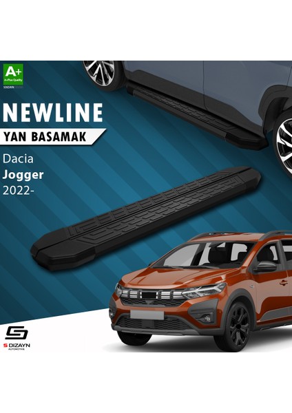 Dacia Jogger NewLine Siyah Yan Basamak 213 Cm 2022 Üzeri A+ Kalite