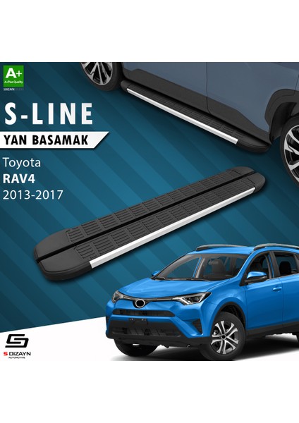 Toyota Rav 4 4 S-Line Aluminyum Yan Basamak 173 Cm 2013-2017 A+ Kalite