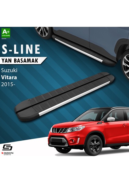 Suzuki Vitara 4 S-Line Aluminyum Yan Basamak 163 Cm 2015 Üzeri A+ Kalite