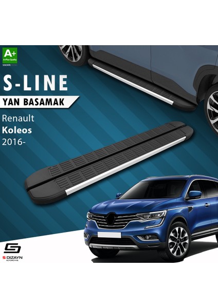 Renault Koleos 2 S-Line Aluminyum Yan Basamak 163 Cm 2016 Üzeri A+ Kalite