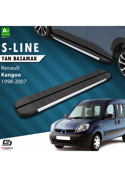 Renault Kangoo S-Line Aluminyum Yan Basamak 183 Cm 1998-2007 A+ Kalite