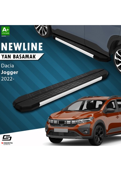 Dacia Jogger NewLine Aluminyum Yan Basamak 213 Cm 2022 Üzeri A+ Kalite