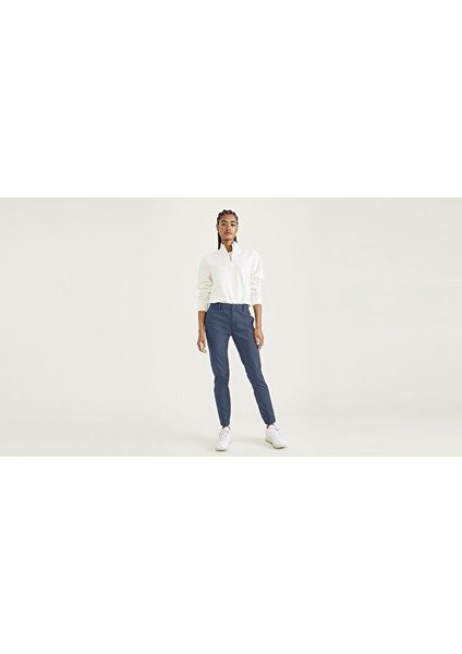 Weekend Chino Lacivert Skinny Fit Pantolon