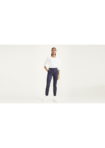 Weekend Chino Lacivert Skinny Fit Pantolon