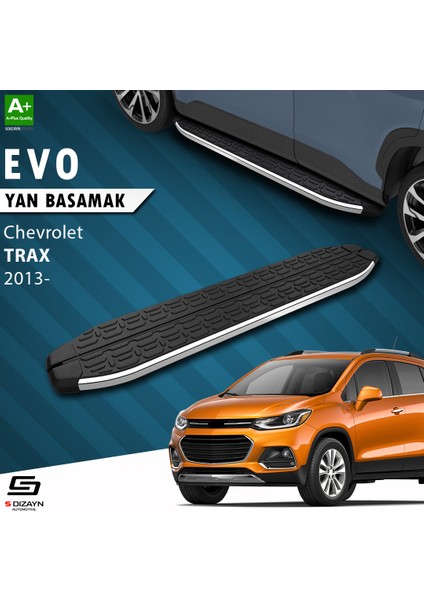 Chevrolet Trax Evo Krom Yan Basamak 163 Cm 2013-2022 A+ Kalite