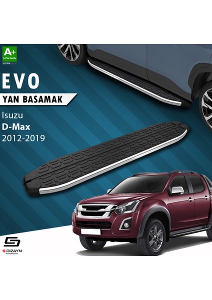 Isuzu D-Max 2 Evo Krom Yan Basamak 203 Cm 2012-2019 A+ Kalite