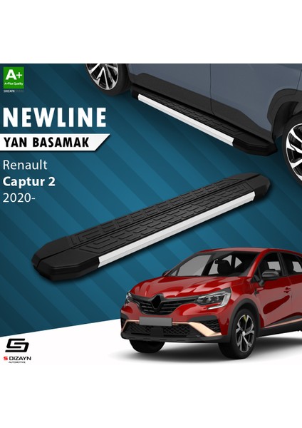 Renault Captur 2 NewLine Aluminyum Yan Basamak 183 Cm 2020 Üzeri A+ Kalite