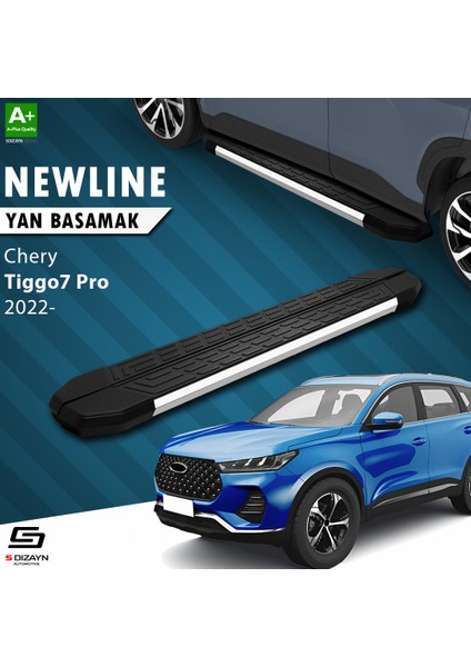 Chery Tiggo7 Pro NewLine Krom Yan Basamak 183 Cm 2022 Üzeri A+ Kalite