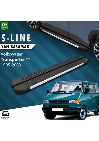 VW Transporter T4 Kısa Şase S-Line Aluminyum Yan Basamak 213 Cm 1995-2003 A+ Kalite