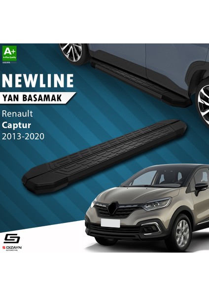 Renault Captur NewLine Siyah Yan Basamak 173 Cm 2013-2020 A+ Kalite