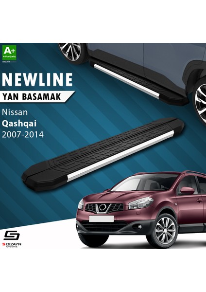 Nissan Qashqai NewLine Krom Yan Basamak 173 Cm 2007-2014 A+ Kalite