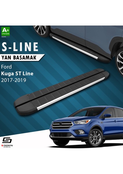Ford Kuga 2 ST-Line S-Line Aluminyum Yan Basamak 183 Cm 2017-2019 A+ Kalite