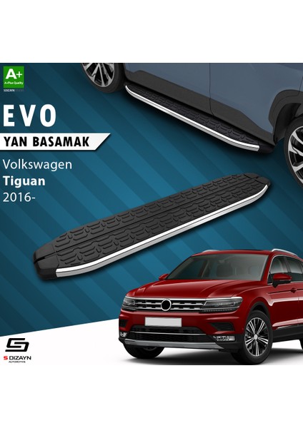 VW Tiguan 2 Evo Krom Yan Basamak 173 Cm 2016-2024 A+ Kalite