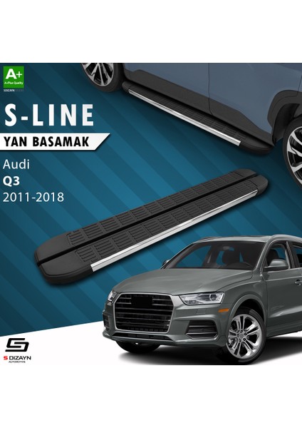 Audi Q3 8U S-Line Krom Yan Basamak 173 Cm 2011-2018 A+ Kalite