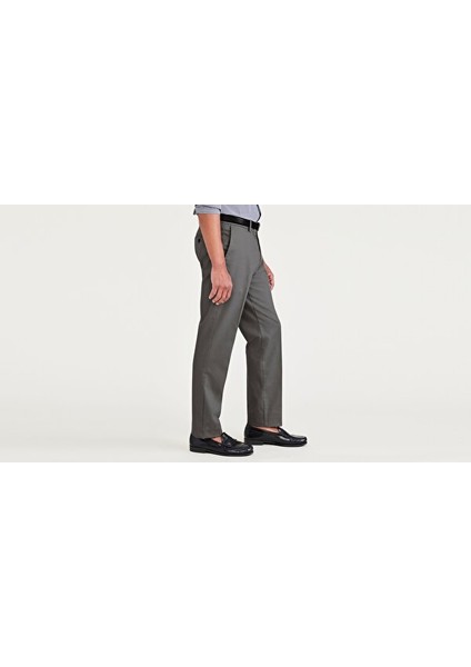 Signature Stain Defender Creased Slim Fit Pantolon