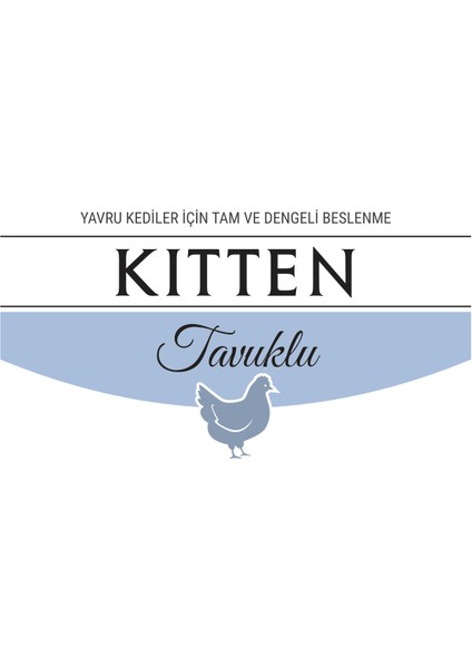 Unıque Kitten (Yavru) Tavuklu Kedi Maması 2 kg