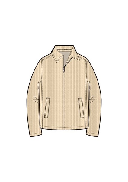 Lay Down Collar James Dean Kadife Ceket
