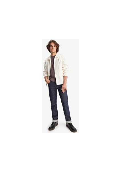 Lay Down Collar James Dean Kadife Ceket
