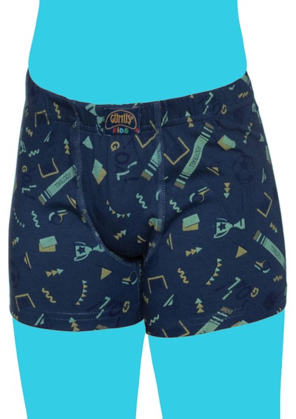 3'lü Paket Karışık Renk Karışık Desen Erkek Çocuk Boxer fırsatları