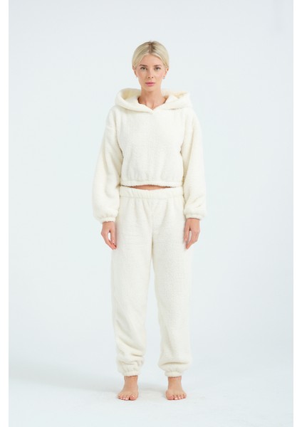 Yumuşak Peluş Eşofman & Pijama Takımı