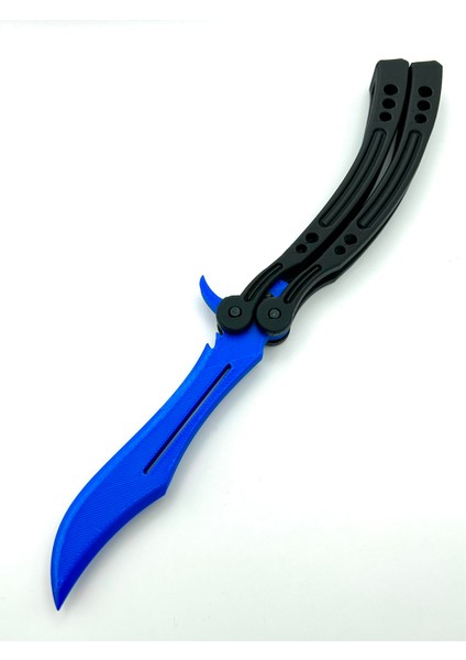 Oyuncak Cs Go 2 Kelebek Butterfly Plastik Maket Bıçak
